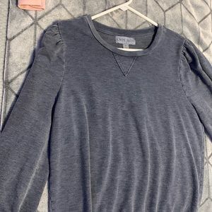 long sleeve gray, know rose shirt